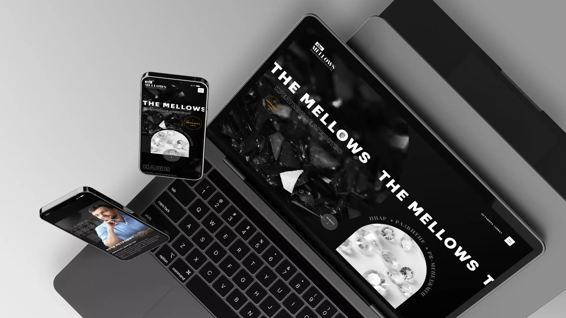 Разработка сайта креативного агентства «The Mellows» в Тотьме