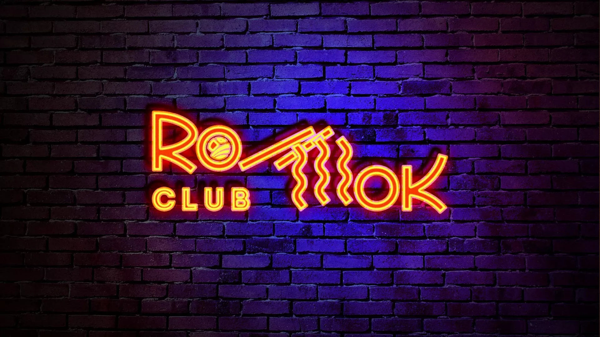 Разработка интерьерной вывески суши-бара «Roll Wok Club» в Тотьме